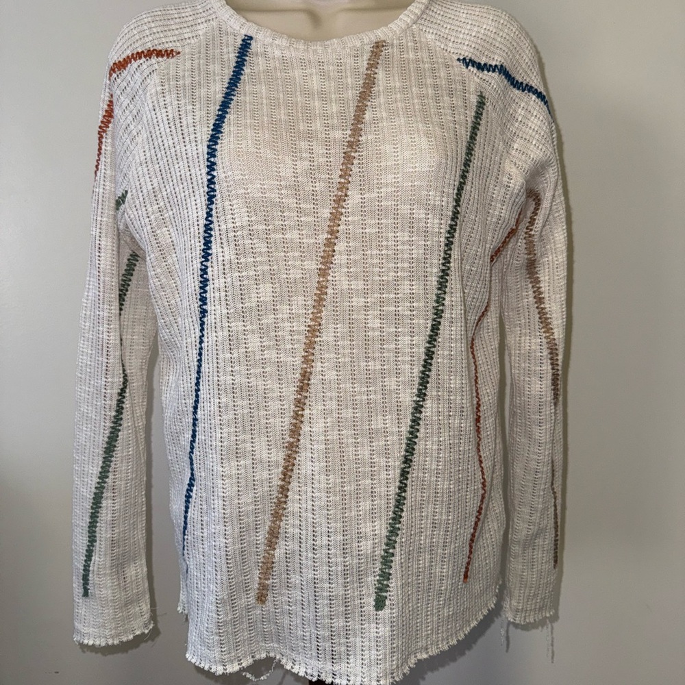 Promesa (Small) Neural Knit Long Sleeve Blouse